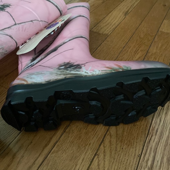 Ranger by Servus Pink Camo Electra Rain Boot Size 6 Waterproof - Picture 4 of 7